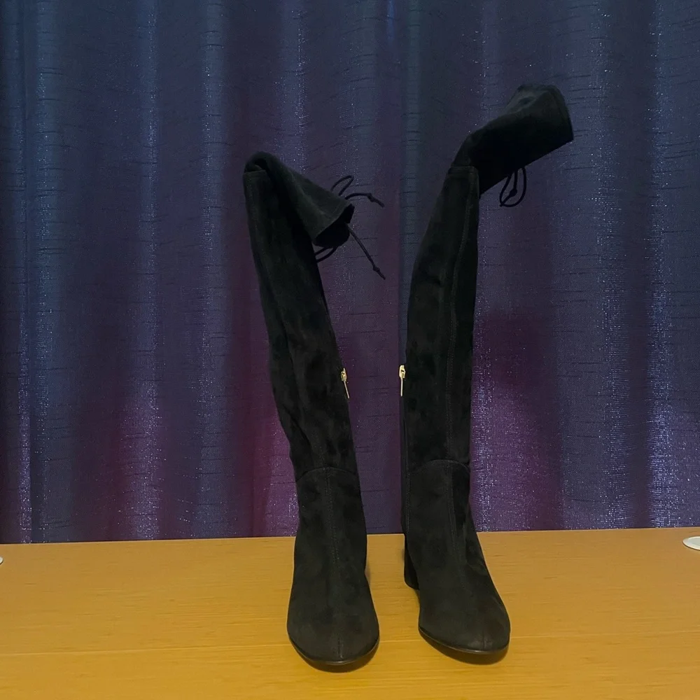 AGL Scarlet Lace Up ZIP High Heel Dress Boots